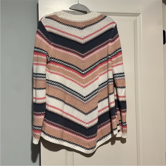 Caslon Striped Multi Colored Cotton Sweater Size X-Small NWOT - Picture 5 of 5